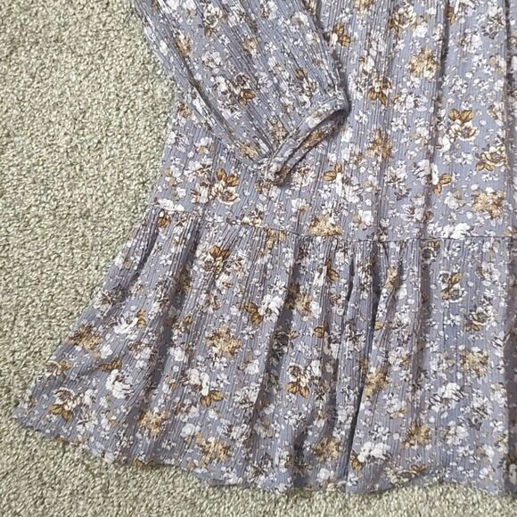Dress Forum Size Medium 100% Rayon Floral Print Swing Dress - Picture 7 of 12
